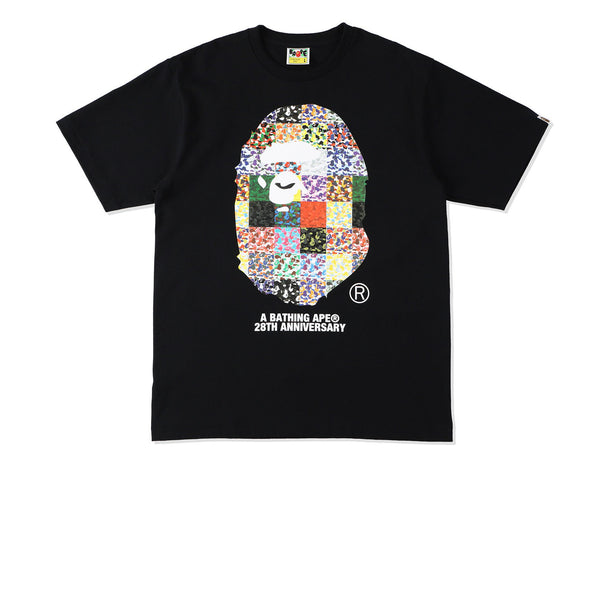 BAPE 28TH ANNIVERSARY TEE BLACK