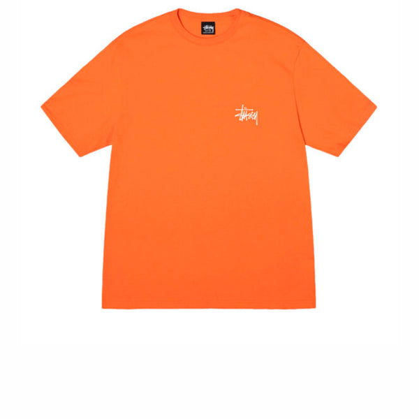 STUSSY BASIC TEE CORAL