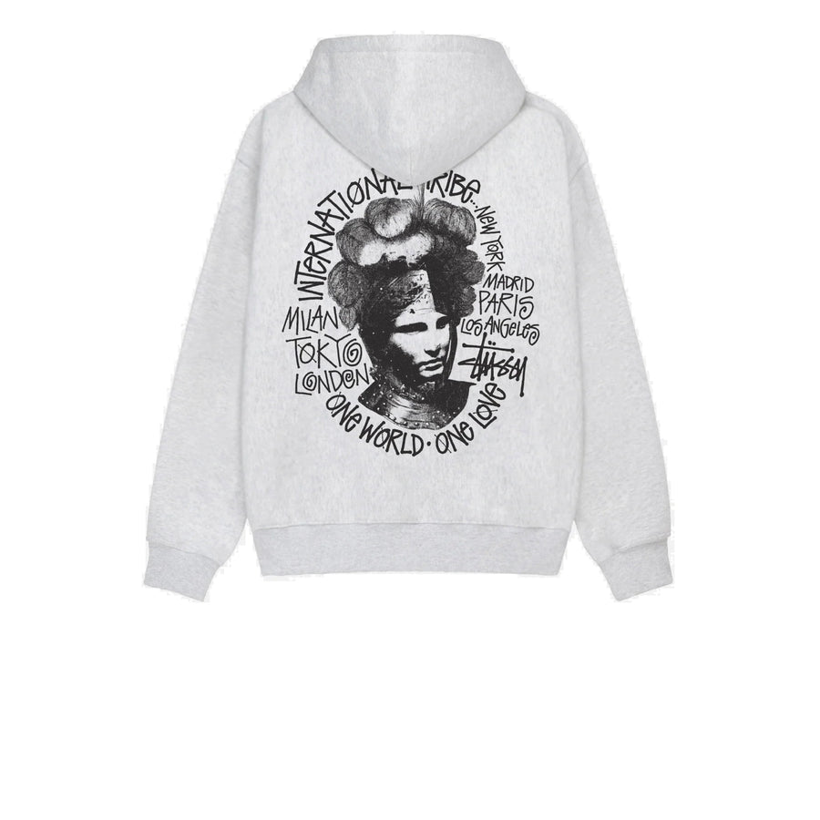 STUSSY CAMELOT HOODIE ASH HEATHER