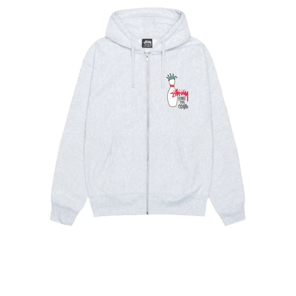 STUSSY KINGPIN HOODIE ASH HEATHER