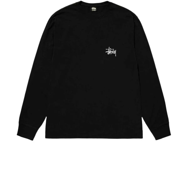 STUSSY BASIC STUSSY LS TEE BLACK