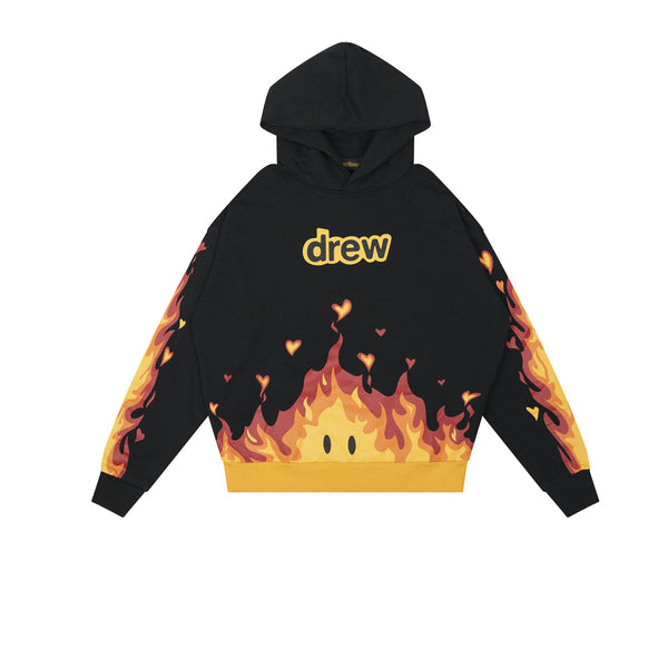 DREW HOUSE FIRE HOODIE BLACK SS22