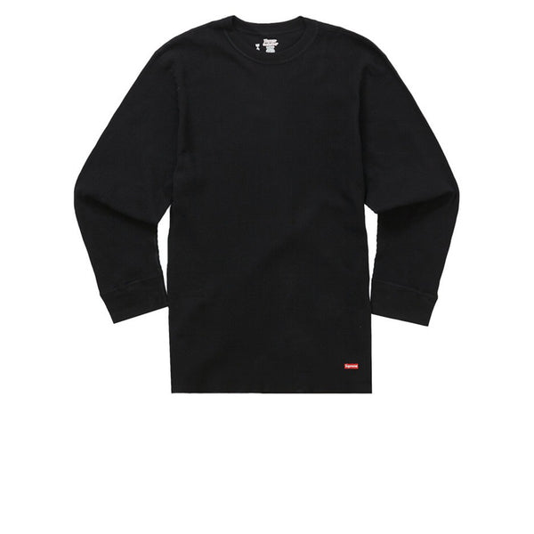 HANES X SUPREME THERMAL CREW (1 PACK) BLACK FW22