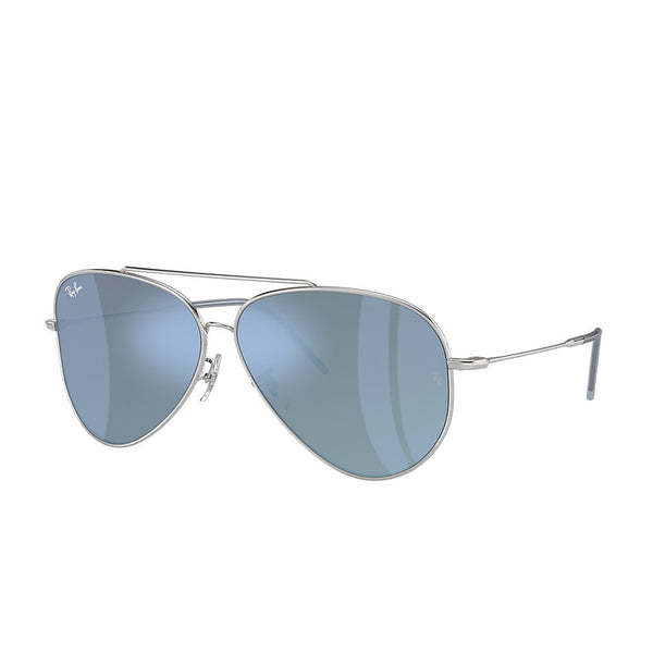 RAY-BAN AVIATOR REVERSE SUNGLASSES SILVER MIRROR