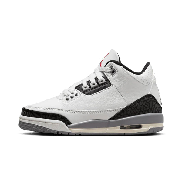 AIR JORDAN 3 RETRO CEMENT GREY GS (YOUTH) 2024