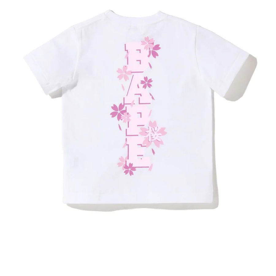 BAPE SAKURA PHOTO APE HEAD TEE WHITE SS22