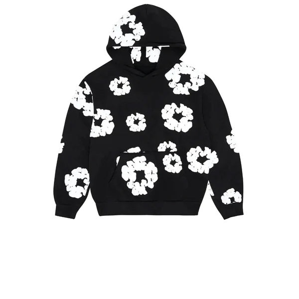 DENIM TEARS THE COTTON WREATH SWEATSHIRT BLACK SS23