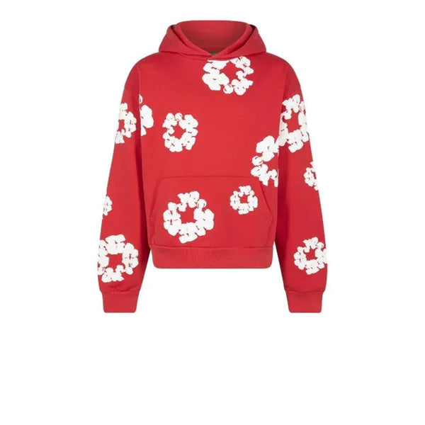 DENIM TEARS THE COTTON WREATH SWEATSHIRT RED SS23