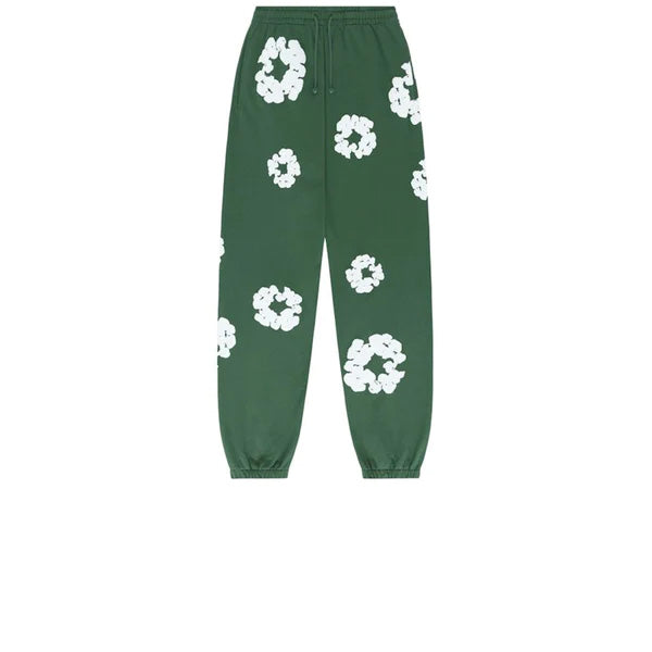 DENIM TEARS THE COTTON WREATH SWEATPANTS GREEN FW23