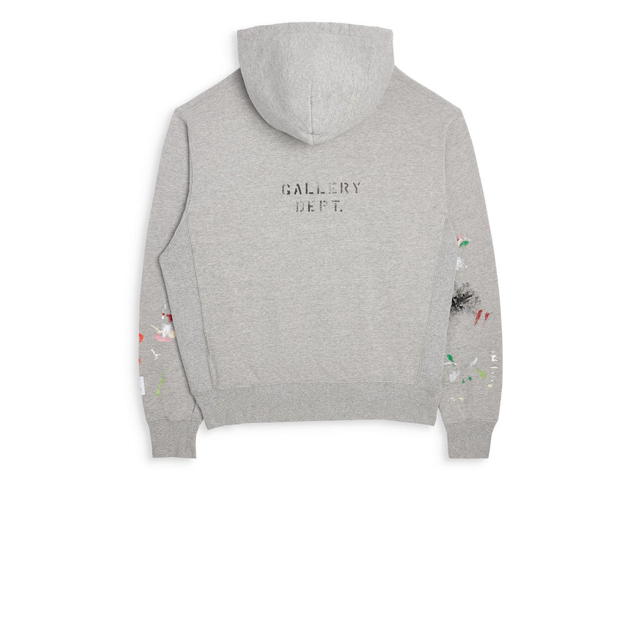 GALLERY DEPT. LOGO PAINTED HOODIE HEATHER GREY