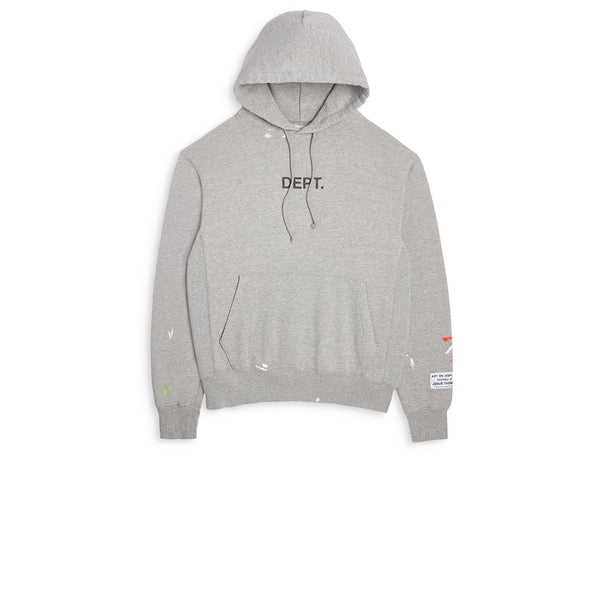 GALLERY DEPT. LOGO PAINTED HOODIE HEATHER GREY