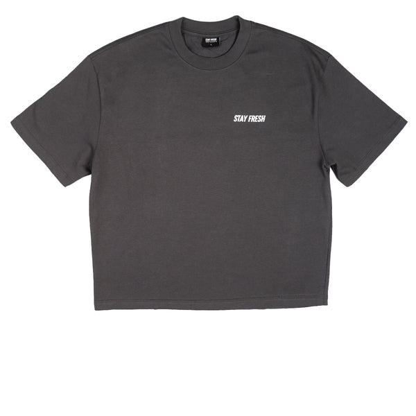 STAY FRESH 'THE EVERYDAY' T-SHIRT CHARCOAL