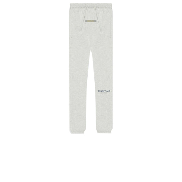 FEAR OF GOD ESSENTIALS KIDS SWEATPANTS LIGHT HEATHER OATMEAL SS21