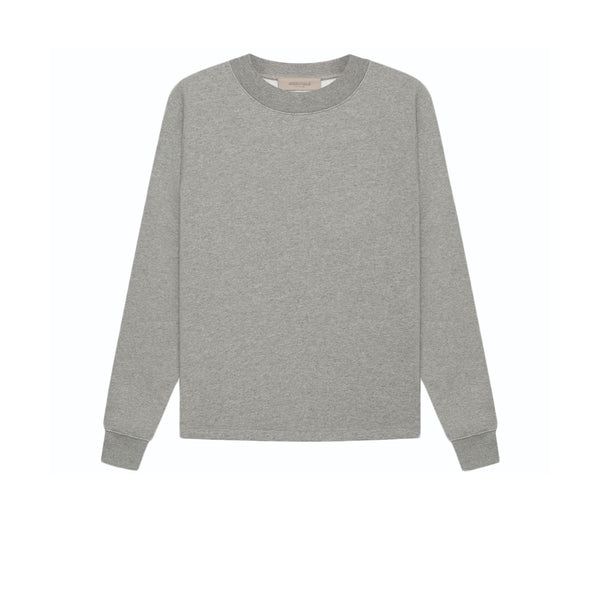 FEAR OF GOD ESSENTIALS RELAXED CREWNECK DARK OATMEAL SS22