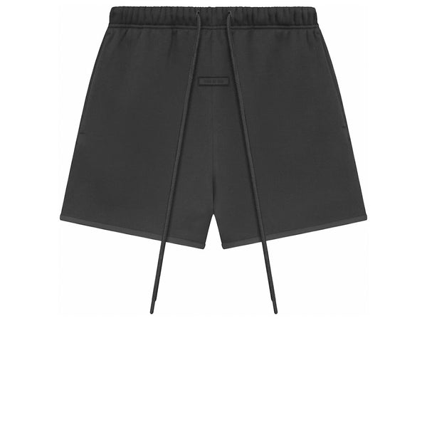 FEAR OF GOD ESSENTIALS SWEATSHORT JET BLACK SS24