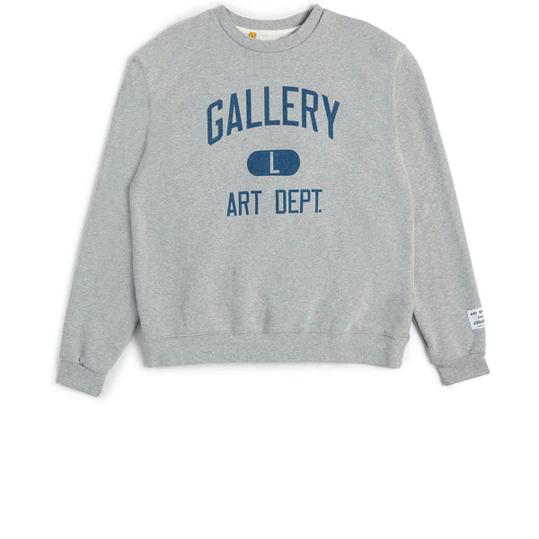 GALLERY DEPT. L CREWNECK SWEATSHIRT HEATHER GREY SS23