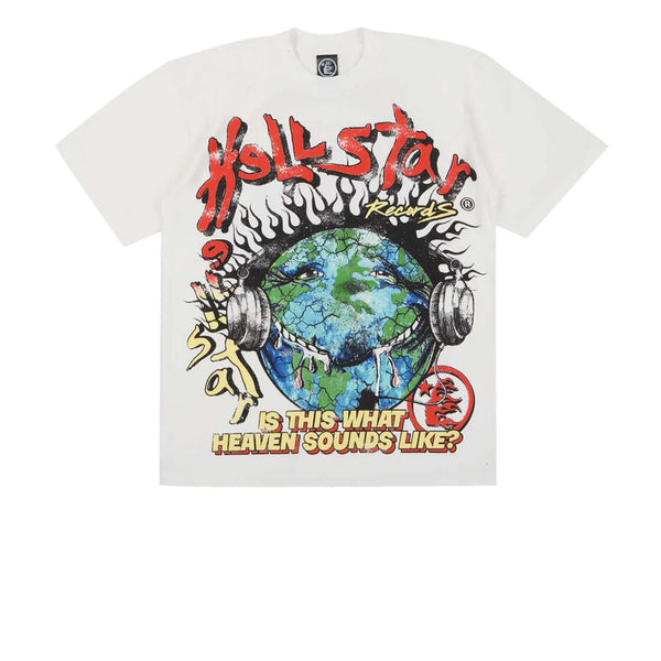 HELLSTAR HEAVEN ON EARTH TEE OFF WHITE