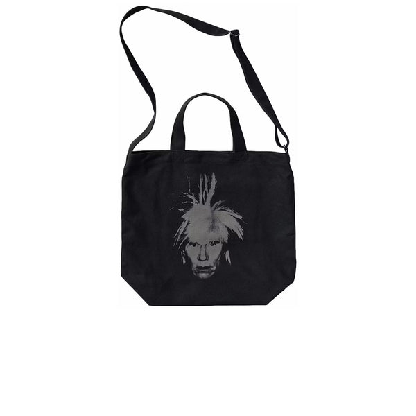 KAWS X UNIQLO WARHOL 2WAY TOTE BAG BLACK