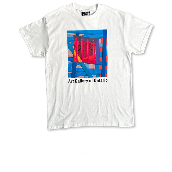 KAWS X ART  GALLERY OF ONTARIO LOST FUTURE TEE WHITE