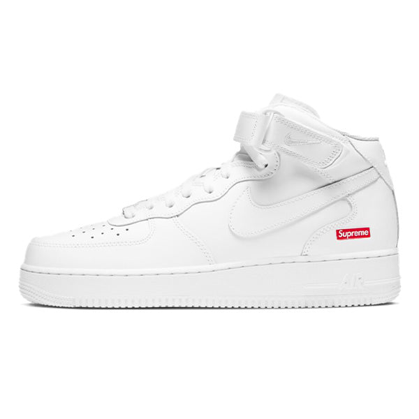 NIKE AIR FORCE 1 MID SUPREME WHITE 2024