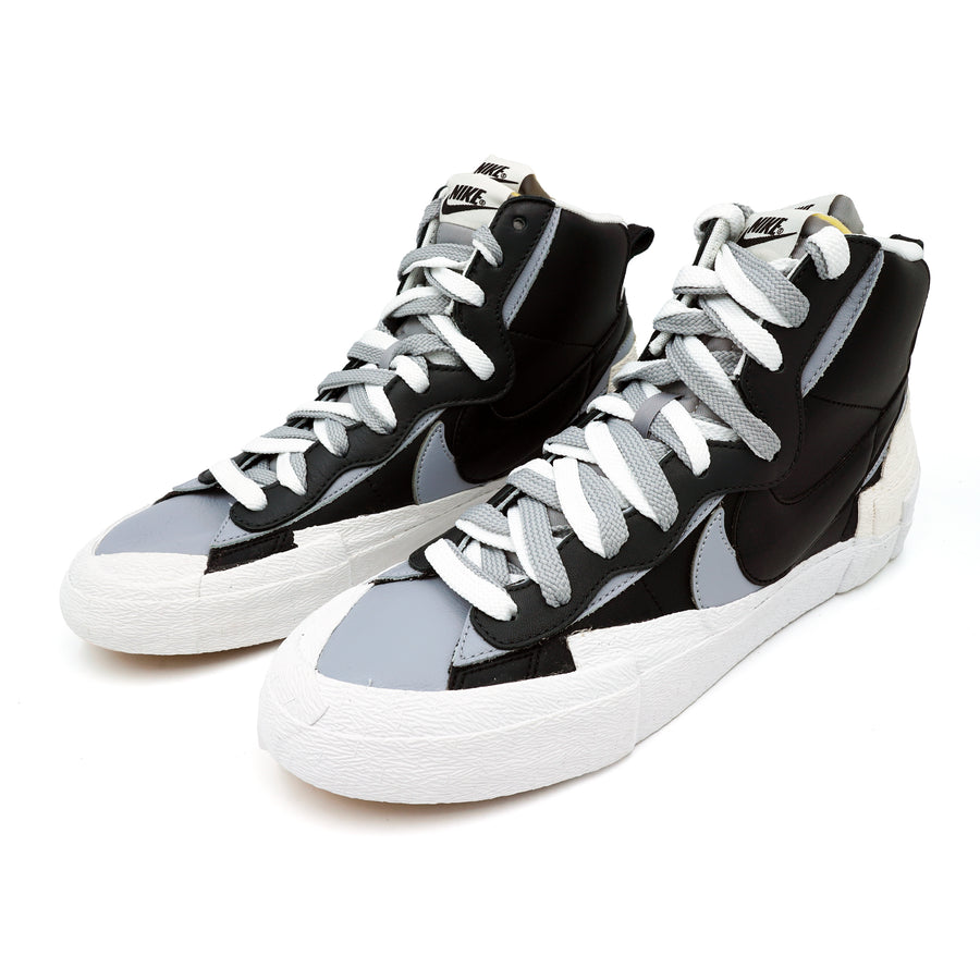 NIKE BLAZER MID SACAI BLACK GREY