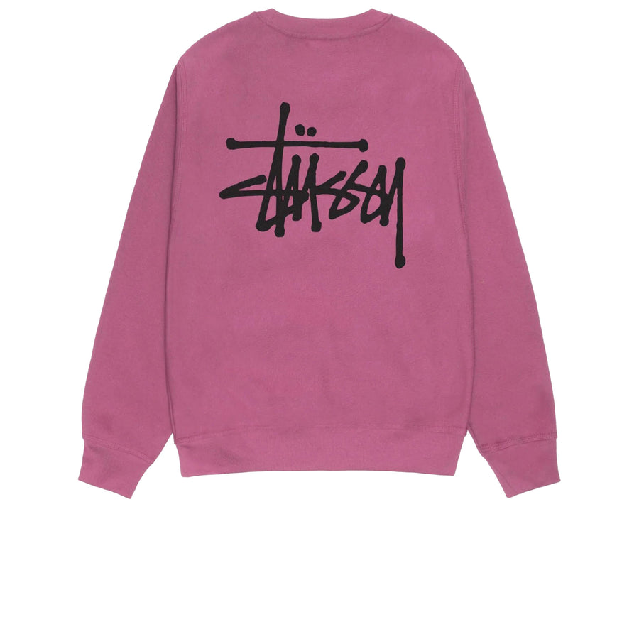 STUSSY BASIC CREW BERRY