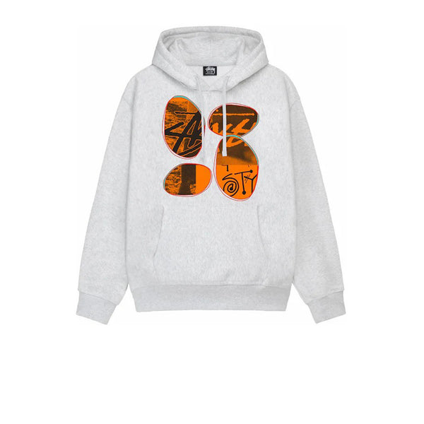 STUSSY DAVID CARSON VESPA HOODIE ASH HEATHER