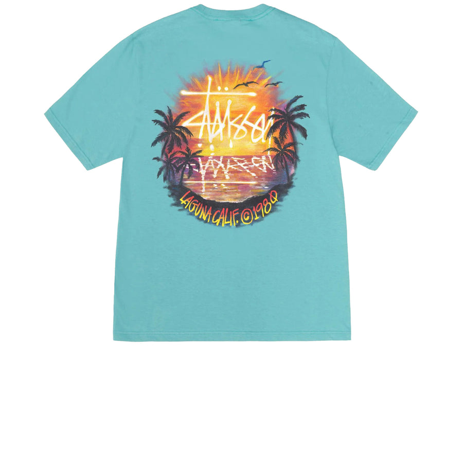 STUSSY SUNSET TEE OCEAN