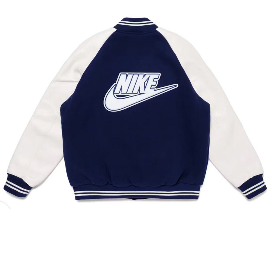 NIKE X NIGO NRG VARSITY JACKET NAVY FW24