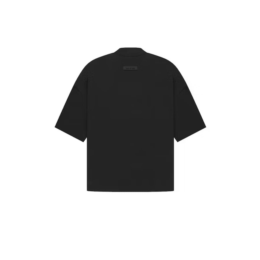 FEAR OF GOD ESSENTIALS BONDED TEE JET BLACK SS23