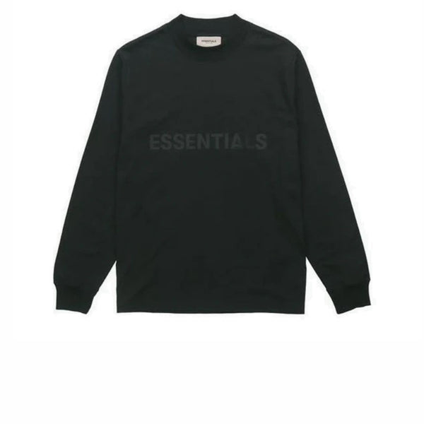 FEAR OF GOD ESSENTIALS LONG SLEEVE T-SHIRT BLACK FW20