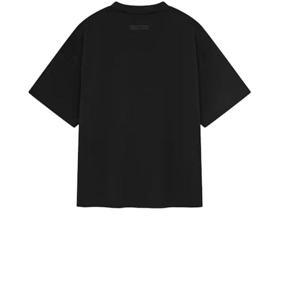 FEAR OF GOD ESSENTIALS JERSEY CREWNECK TEE BLACK FW24