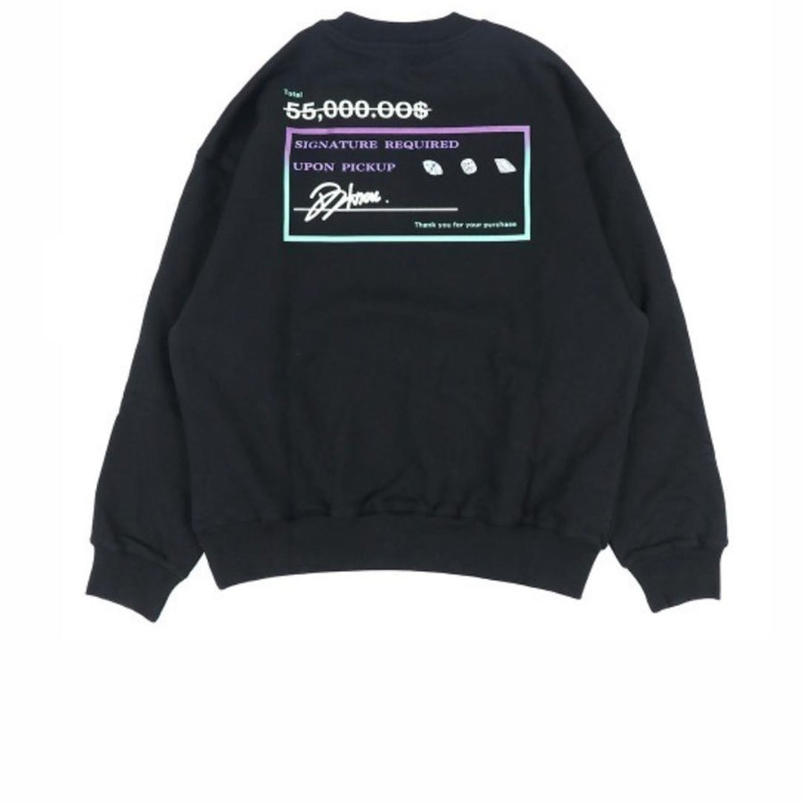 MR ENJOY DA MONEY WRIST WATCH CREWNECK BLACK