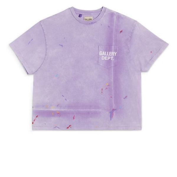 GALLERY DEPT. VINTAGE LOGO PAINTED TEE PURPLE