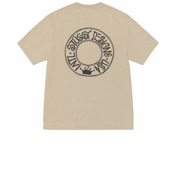 STUSSY BUANA TEE PIGMENT DYED KHAKI