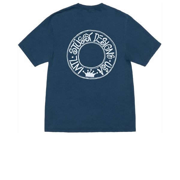 STUSSY BUANA TEE PIGMENT DYED NAVY