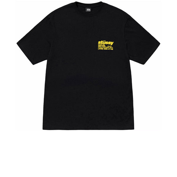 STUSSY DNA TEE PIGMENT DYED BLACK