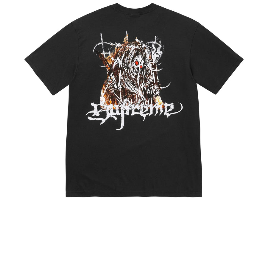 SUPREME SATAN TEE BLACK FW24