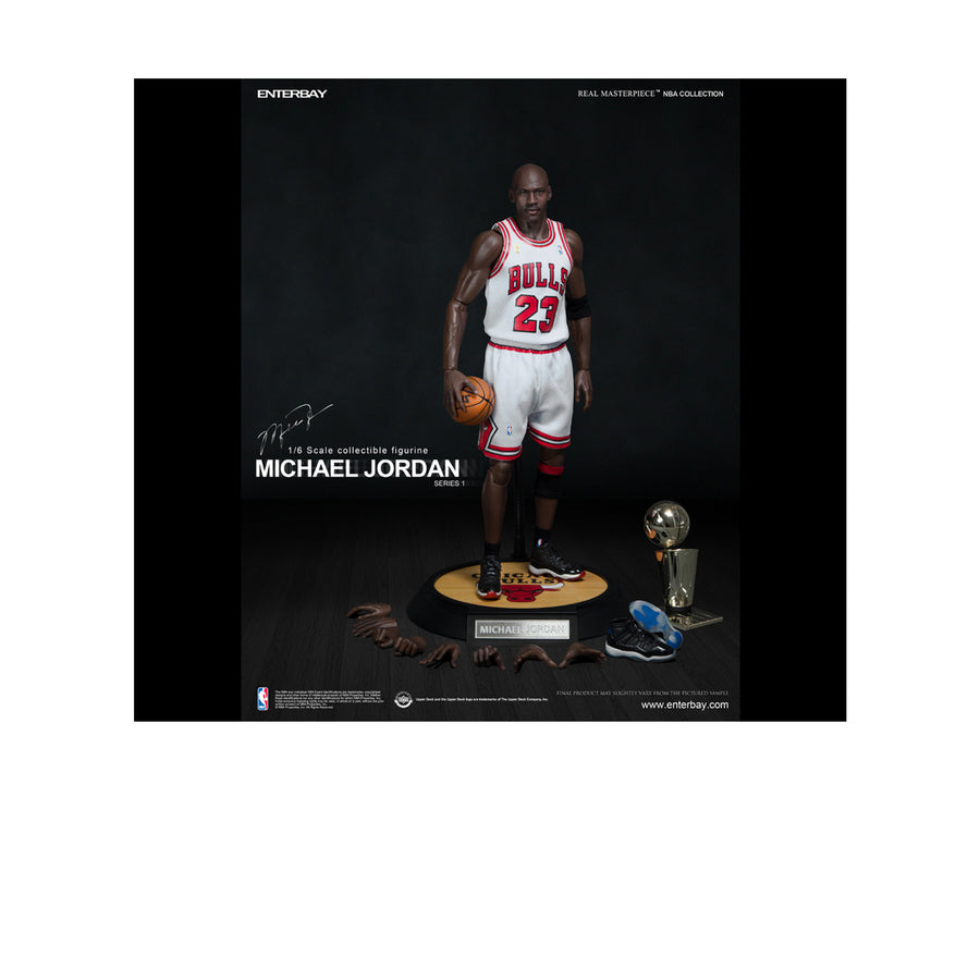 ENTERBAY MICHAEL JORDAN SERIES 1 #23 I AM LEGEND HOME JERSEY EDITION 1:6 FIGURE RM-1052