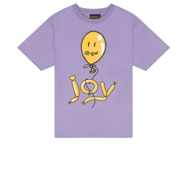 DREW HOUSE JOY BOXY SS TEE LAVENDER FW22