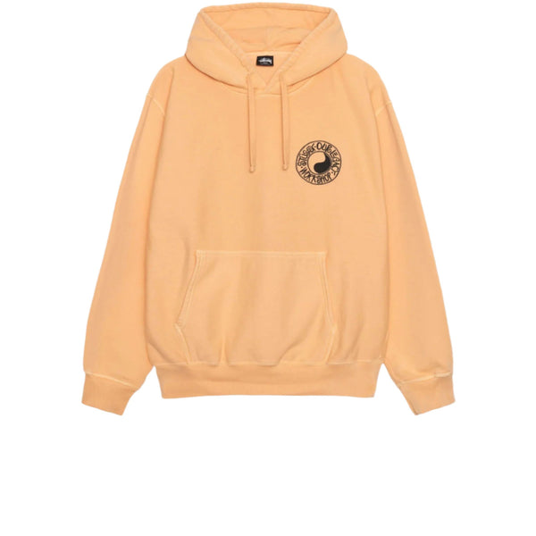 STUSSY X OUR LEGACY WORK SHOP BUANA PIGMENT DYED HOODIE PEACH