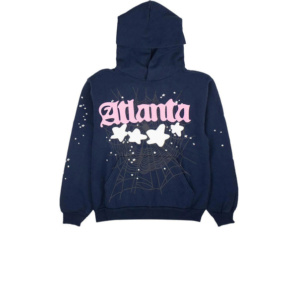 SP5DER ATLANTA HOODIE NAVY SS23