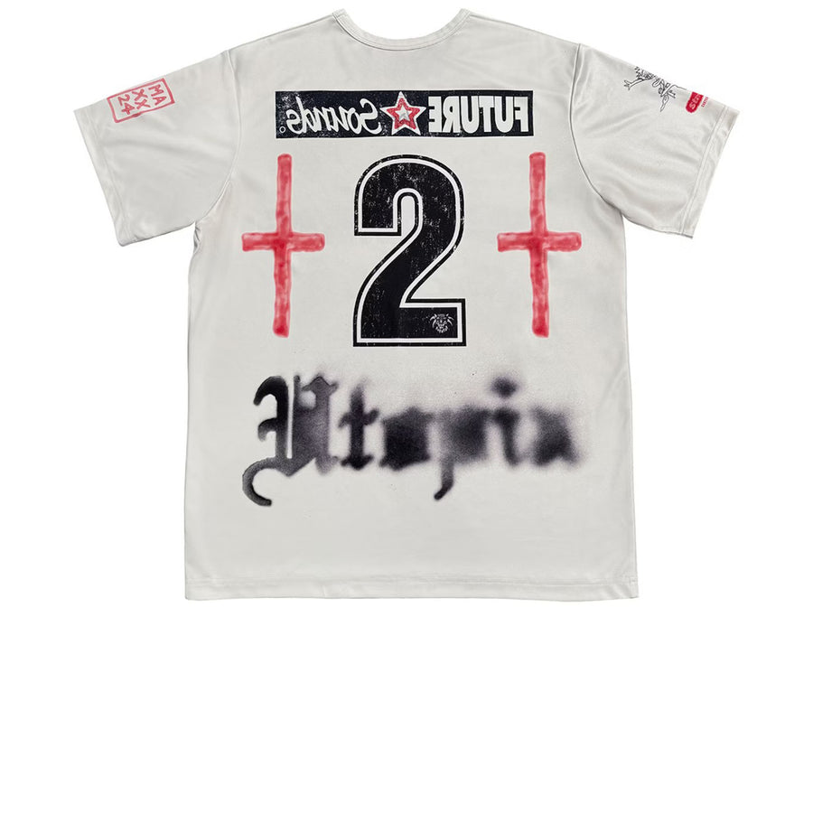 TRAVIS SCOTT ENGLAND SOCCER JERSEY WHITE FW24