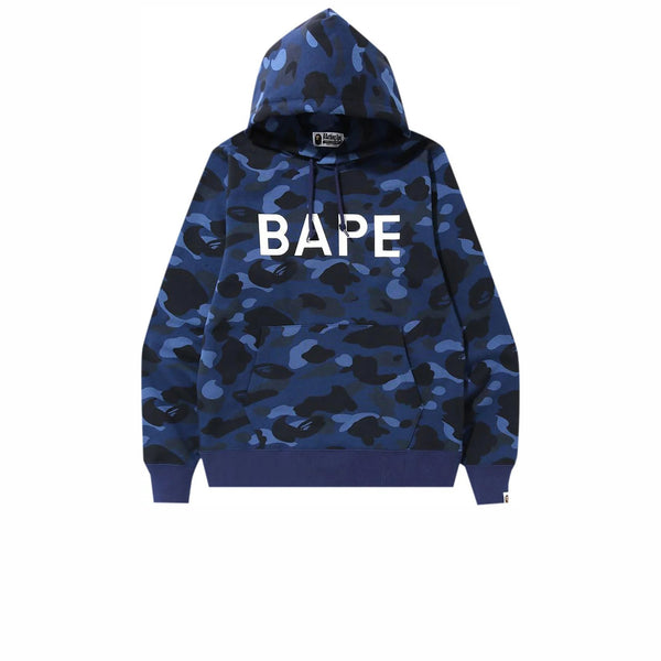 BAPE COLOR CAMO HOODIE NAVY