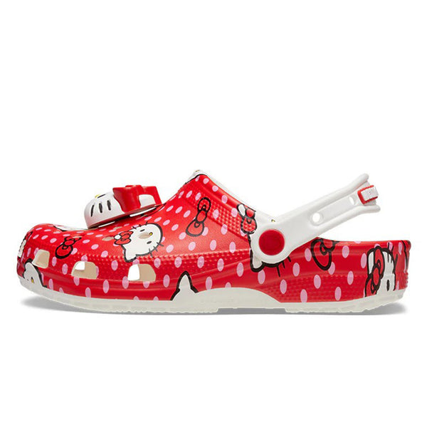 CROCS CLASSIC CLOG HELLO KITTY RED POLKA DOTS 2024