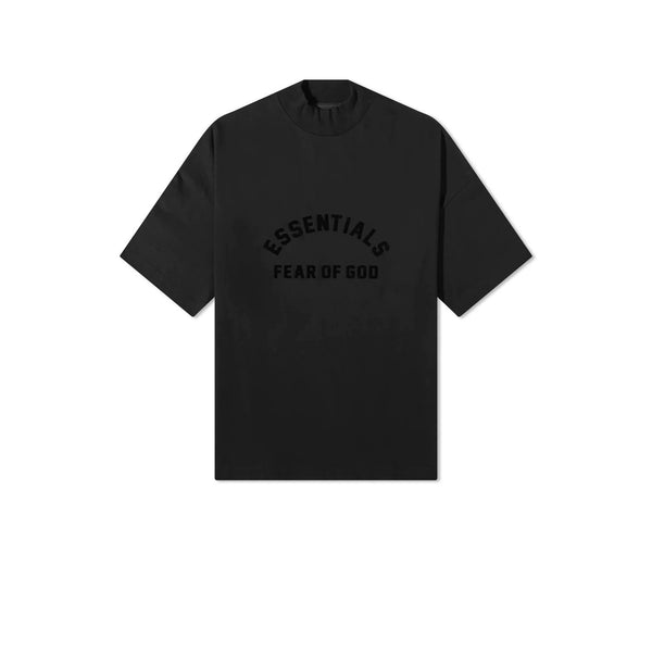 FEAR OF GOD ESSENTIALS BONDED TEE JET BLACK SS23