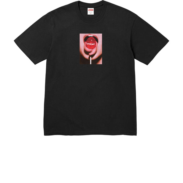 SUPREME LOLLIPOP TEE BLACK FW24