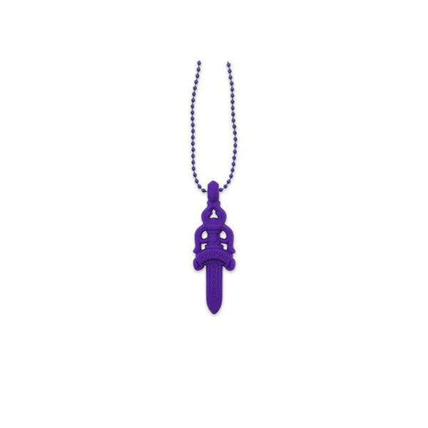 CHROME HEARTS SILICONE NECKLACE DAGGER PURPLE