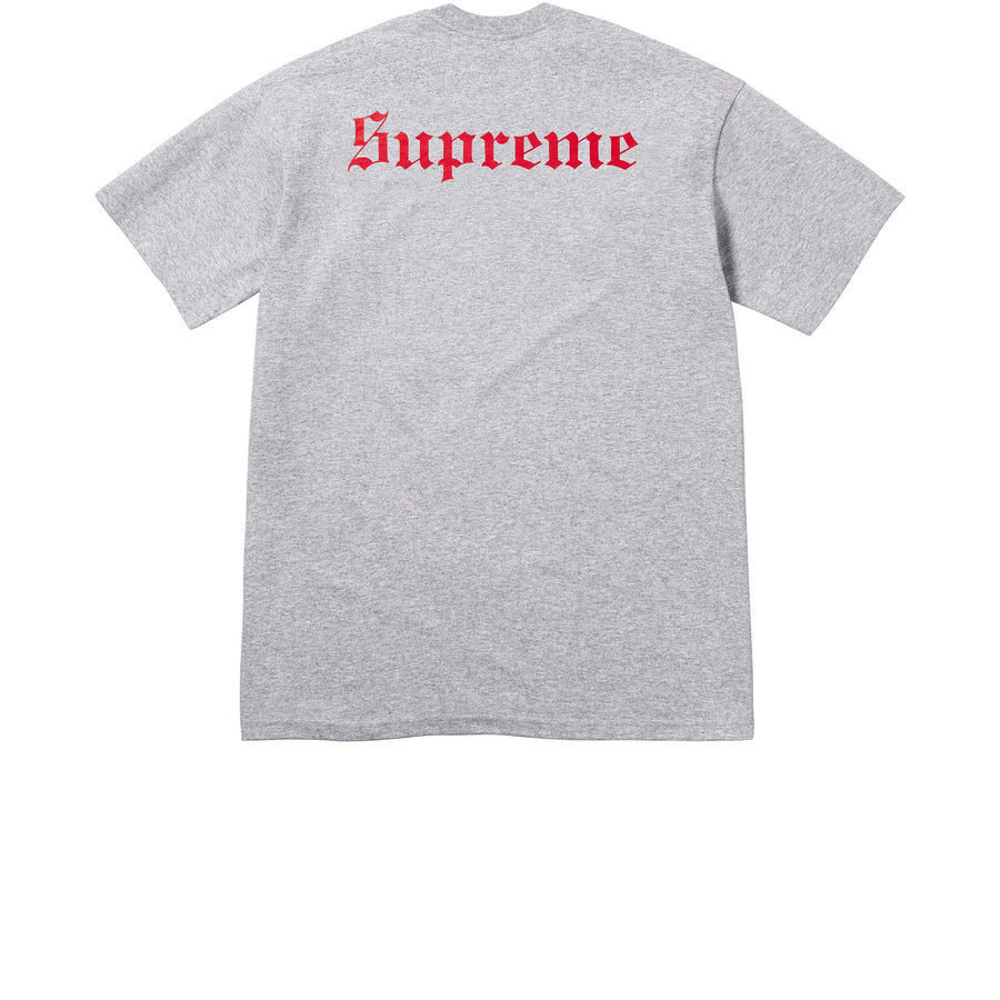 SUPREME SNOW WHITE TEE HEATHER GREY FW24