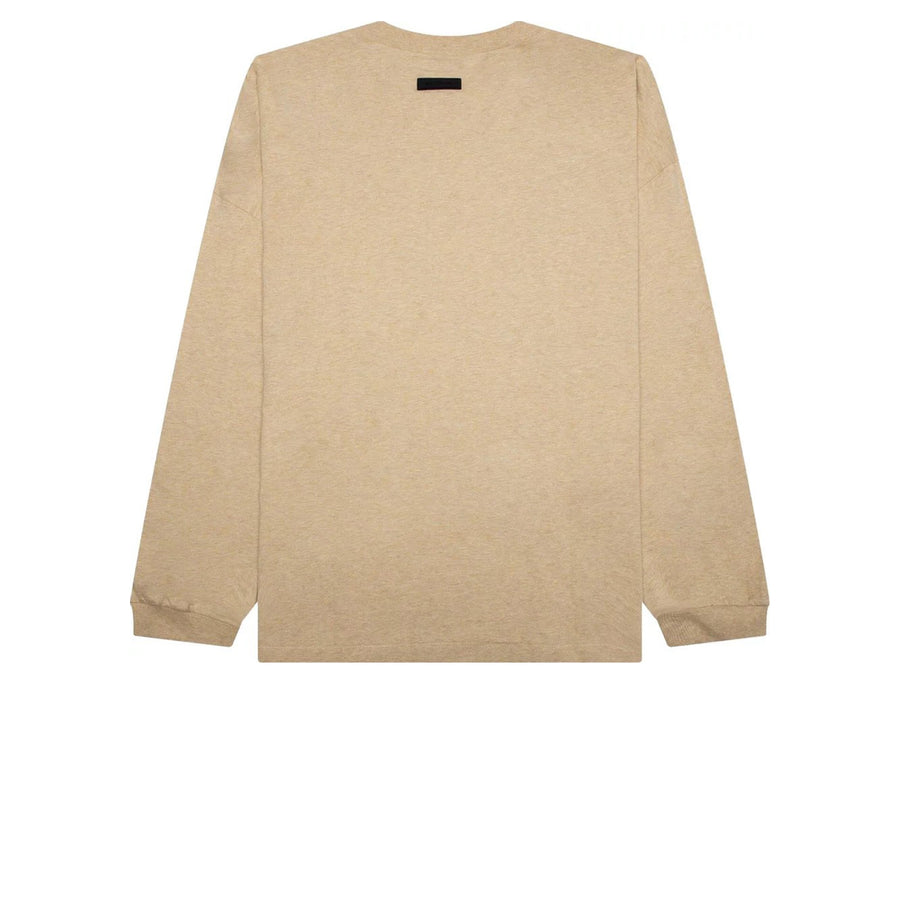 FEAR OF GOD ESSENTIALS LONG SLEEVE TEE GOLD HEATHER FW23